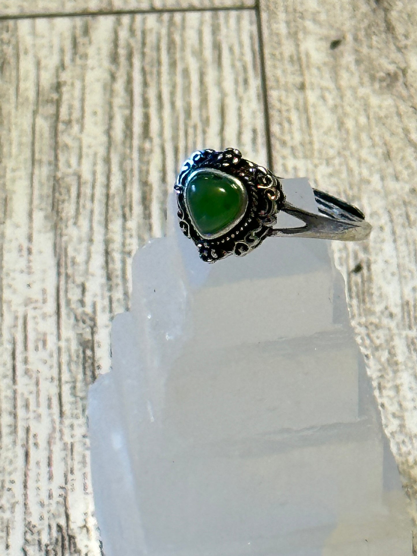 Heart Jade Ring