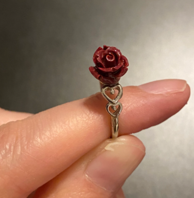 Cinnabar Rose Ring