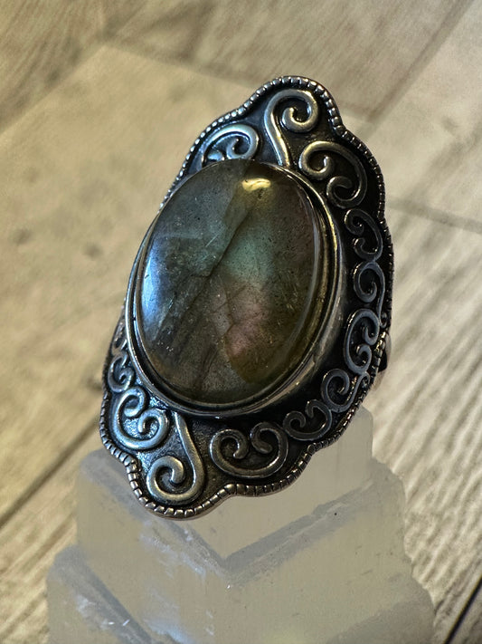 Labradorite Cocktail Ring