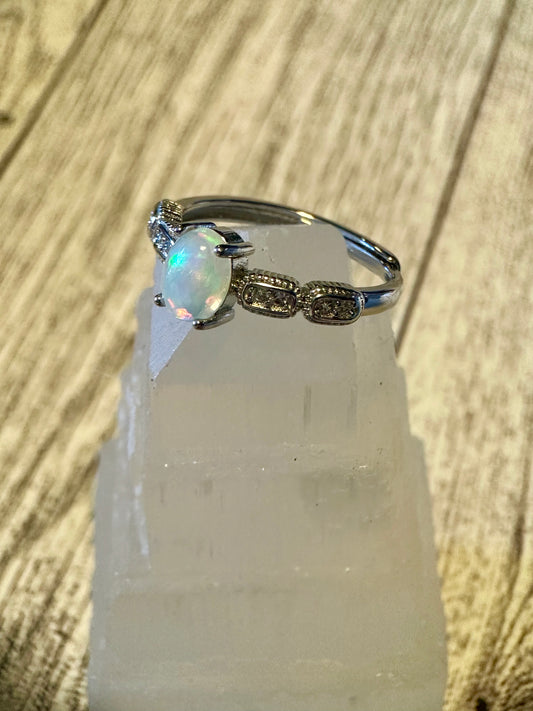 Opal Ring (Silver)