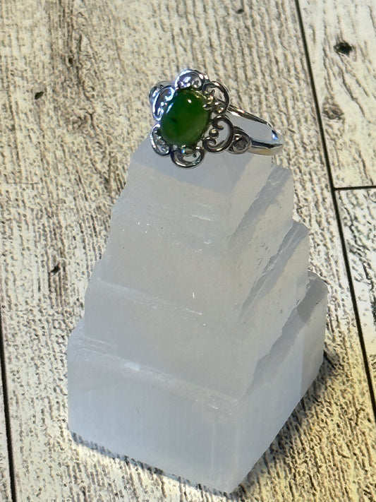 Oval Jade Ring