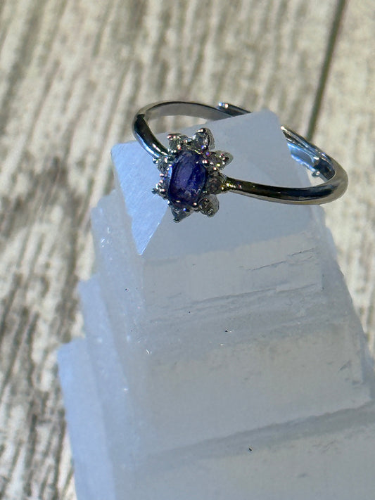 Silver Tanzanite Ring