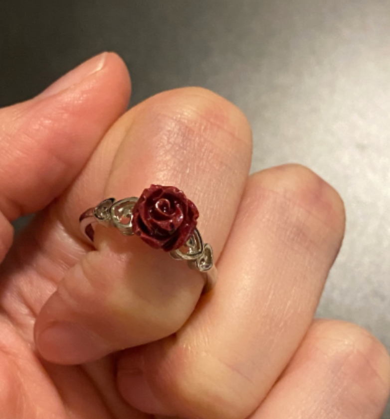 Cinnabar Rose Ring