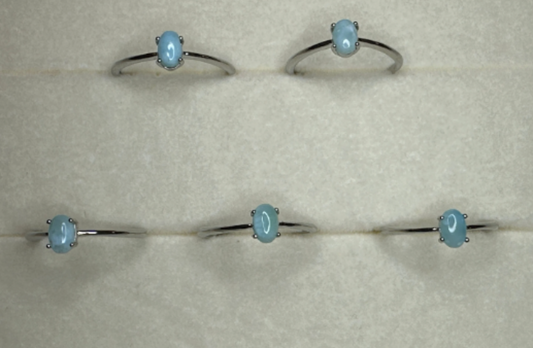 Larimar Stacking Ring